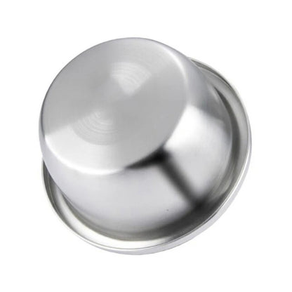 Dos de la gamelle en inox pour chien de couleur gris. Image produit Boutiquechien