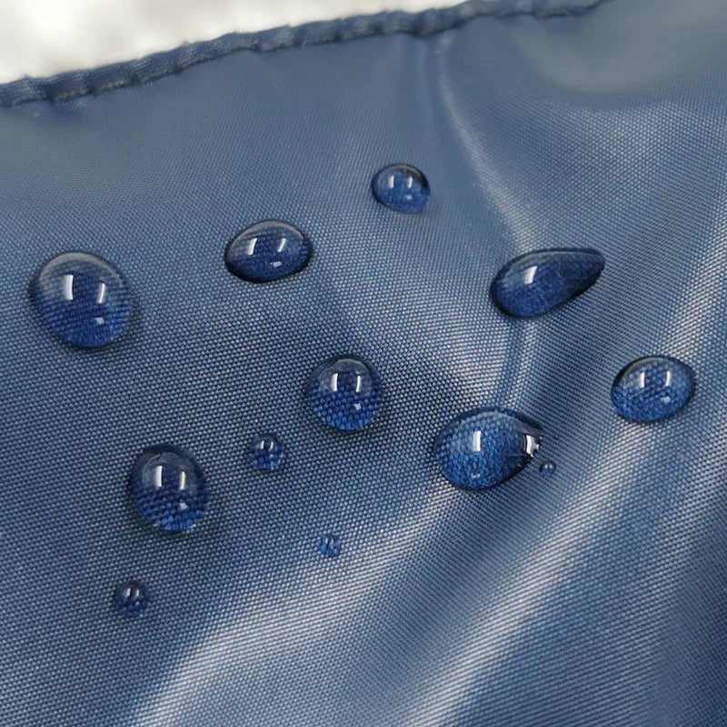 Tissu bleu waterproof de la doudoune pour chihuahua de couleur Bleau. Image produit Boutiquechien