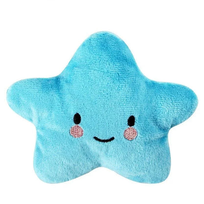 étoile de couleur bleu en forme peluche pour chien. Image produit boutiquechien 