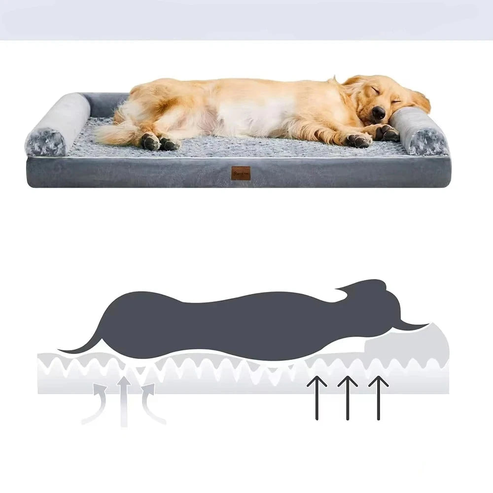 fonctionnement orthopédique panier XXL pour grand chien sur panier multi-saisons xxl pour chien 