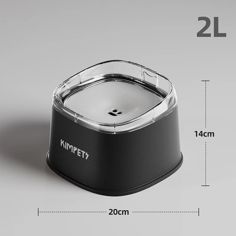 Gamelle anti eclaboussure chien noir dimensions 