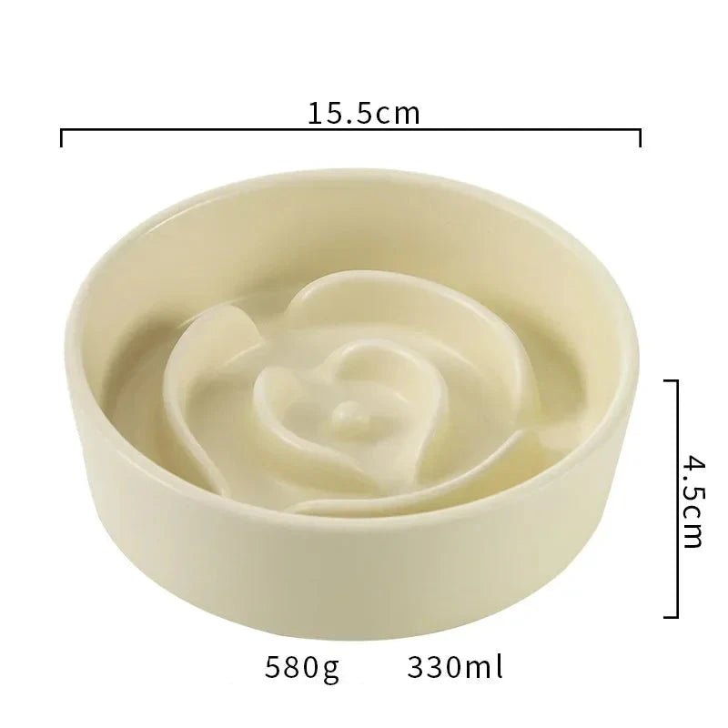 Gamelle anti glouton chien ceramique dimensions 