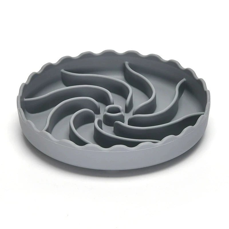 Gamelle anti-glouton chien nez plat gris 