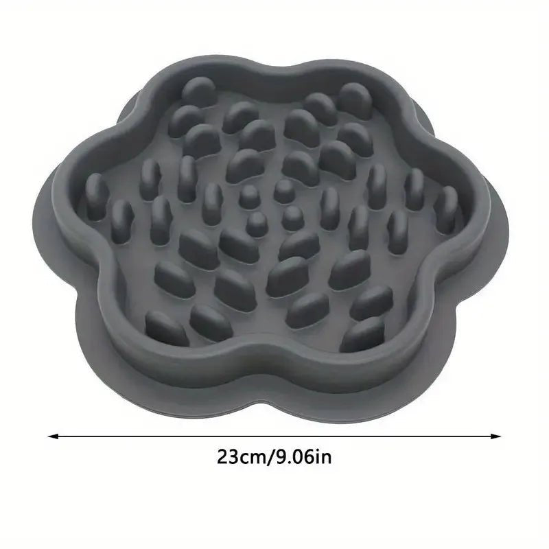 Gamelle anti glouton chien petite taille gris dimensions 
