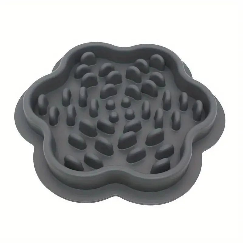 Gamelle anti glouton chien petite taille gris