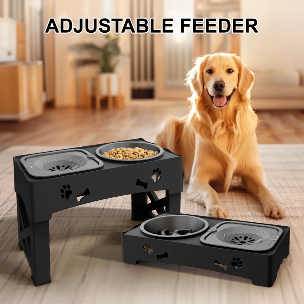 Gamelle anti glouton grand chien ajustable 