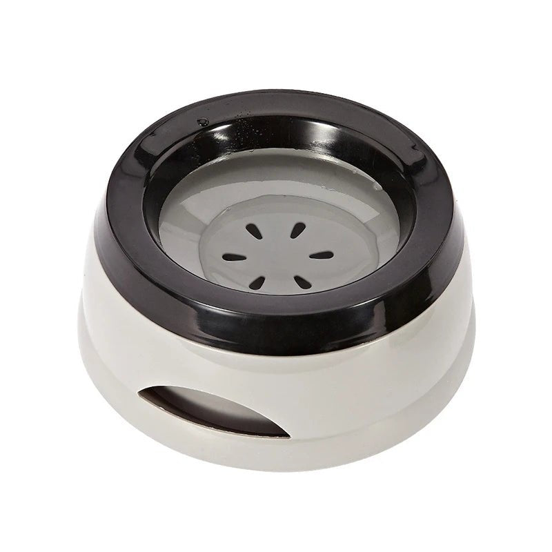 Gamelle anti renversement chien noir et gris 