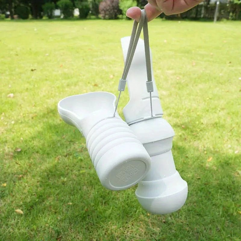 Gourde pliable pour chien tenu 