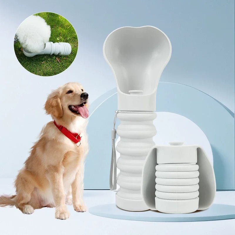 Gourde pliable pour chien pliant