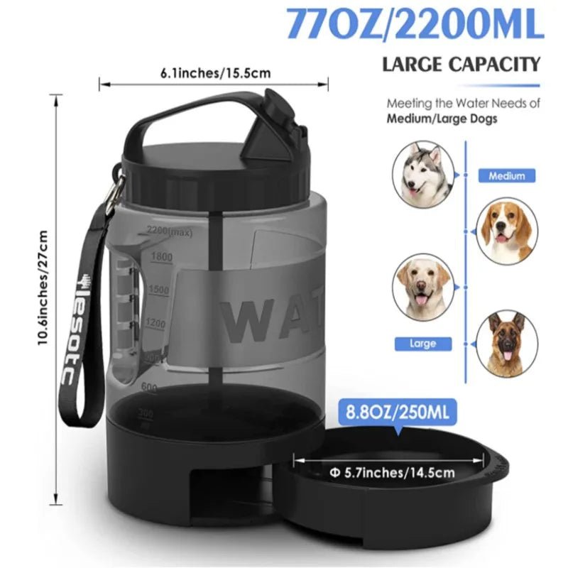 Gourde pour gros chien dimensions 