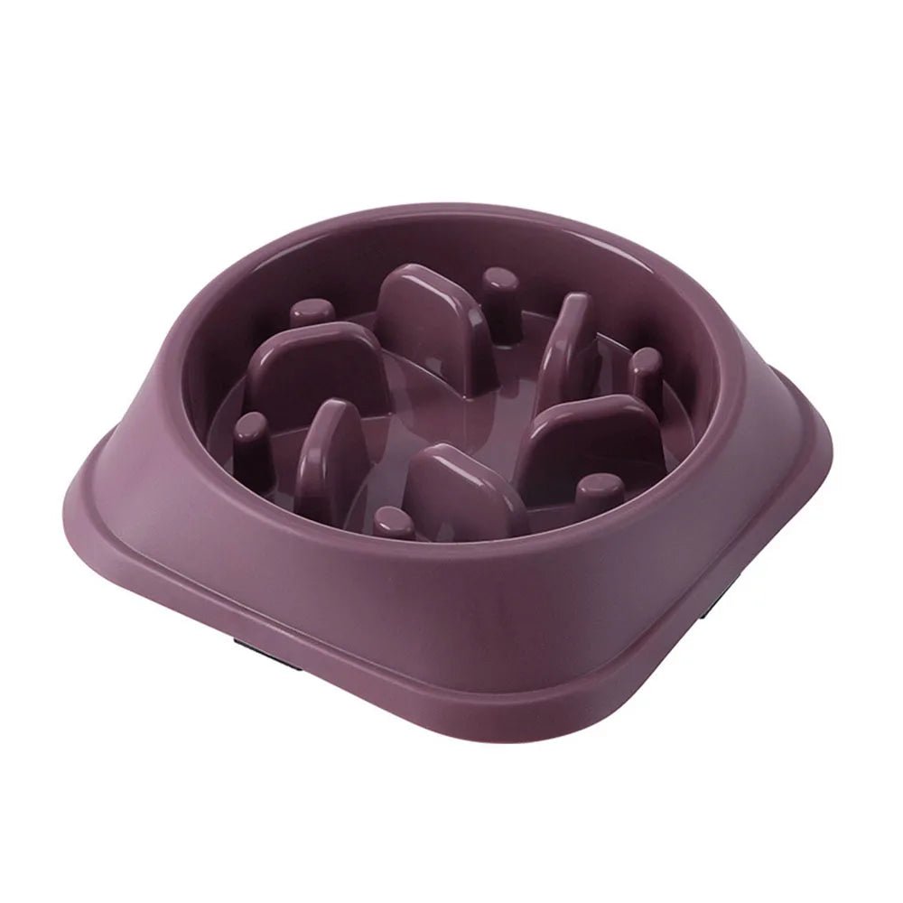 Gamelle pour chien anti glouton de couleur brun. Image produit Boutiquechien
