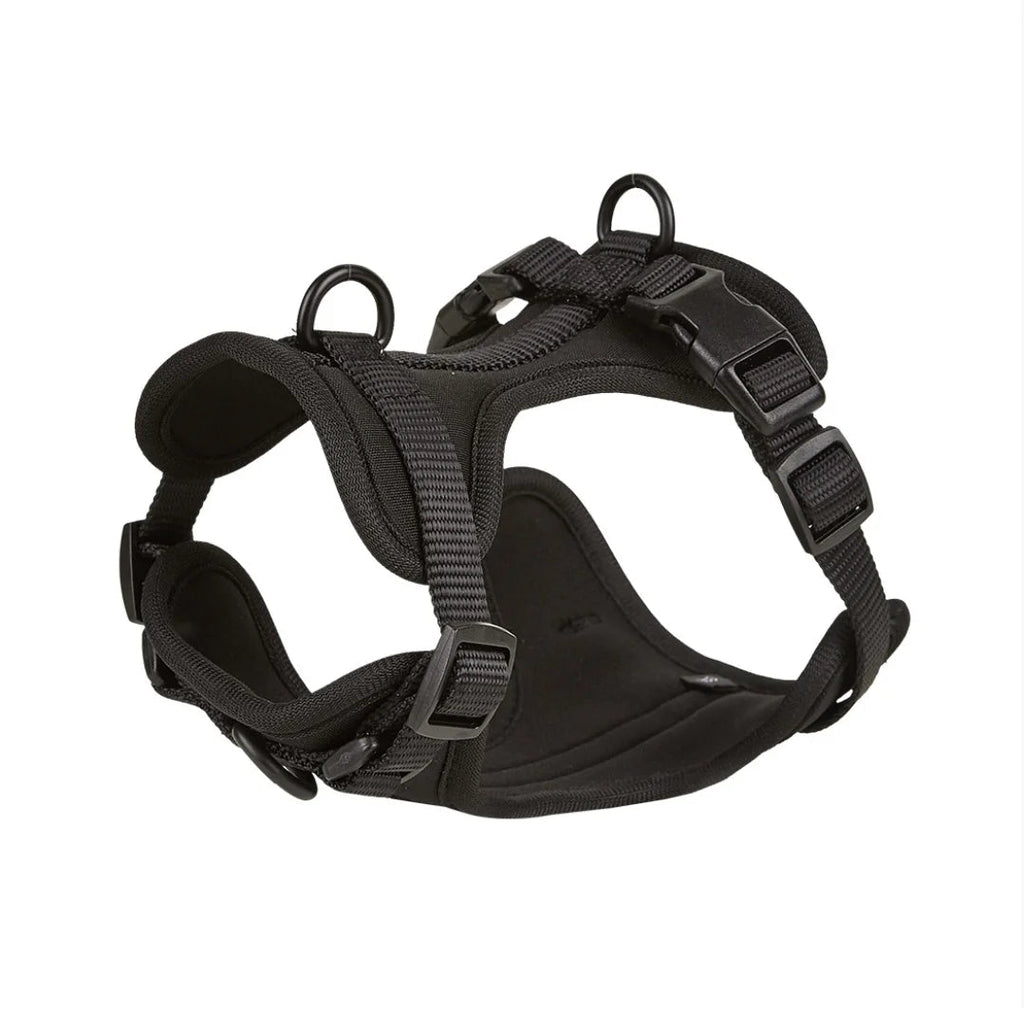 Harnais chien biothane noir