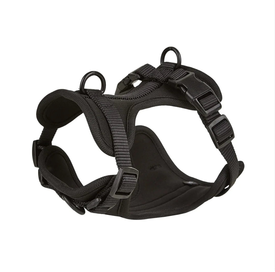 Harnais chien biothane noir