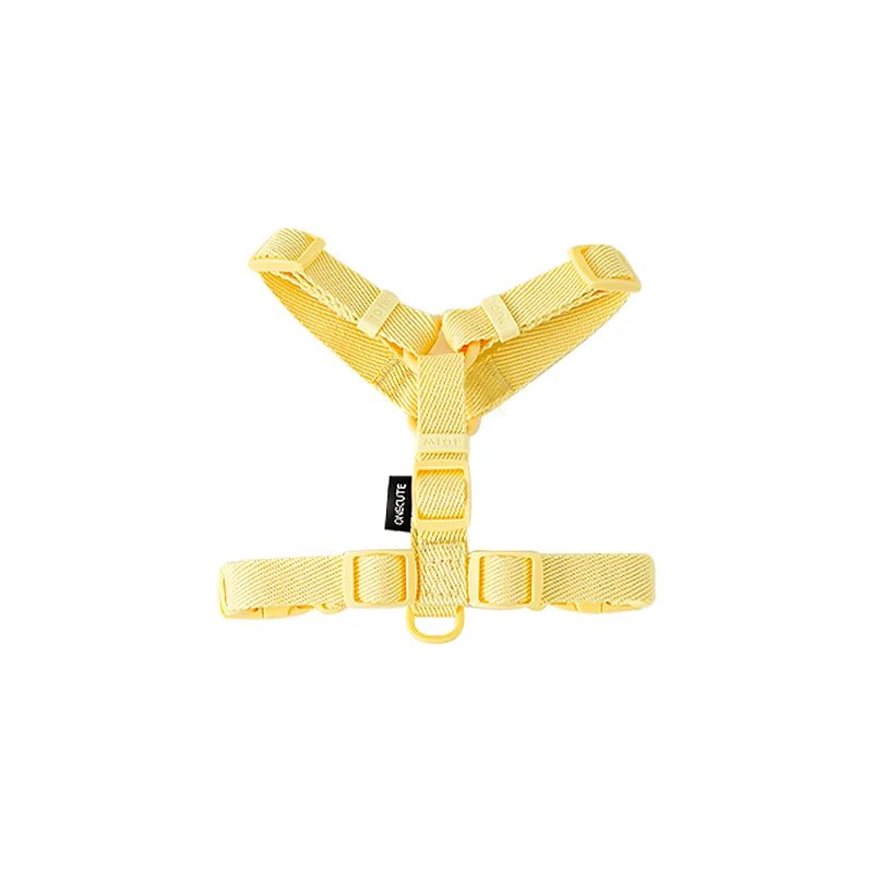 Harnais chien chiot de couleur jaune pour chien de boutiquechien