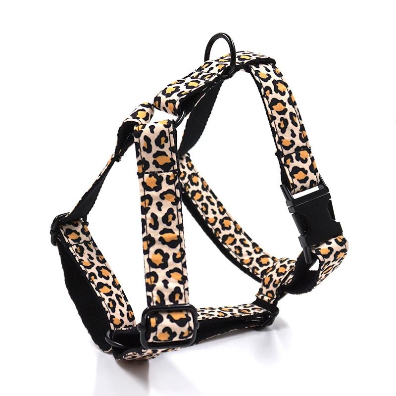 Harnais chien leopard