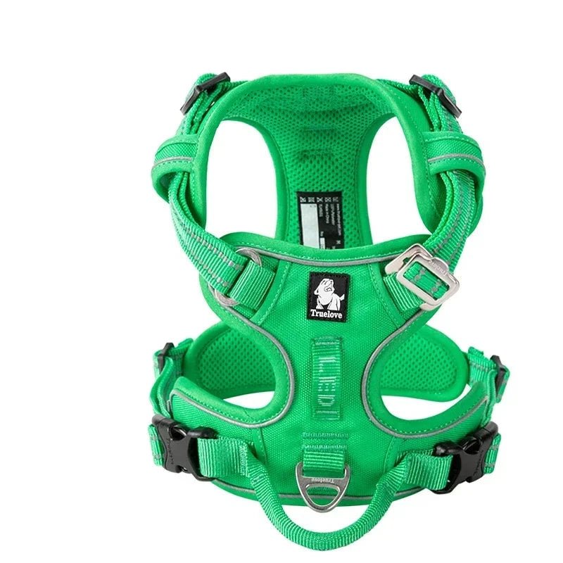 Harnais confort gros chien de couleur vert flash de boutiquechien