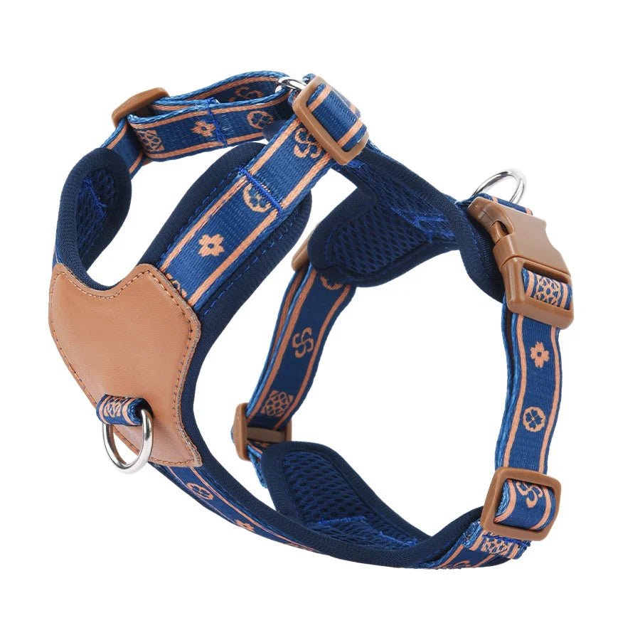 Harnais en forme de y bleu