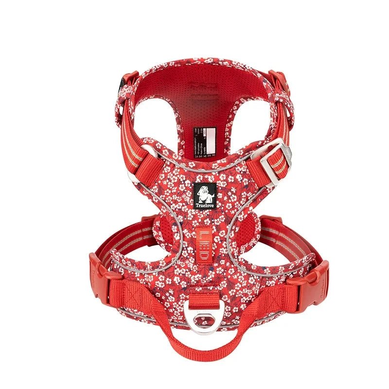 Harnais pour petit chien 2 kg rouge