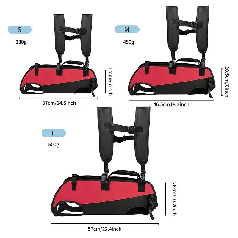 Harnais pour transporter un chien dimensions