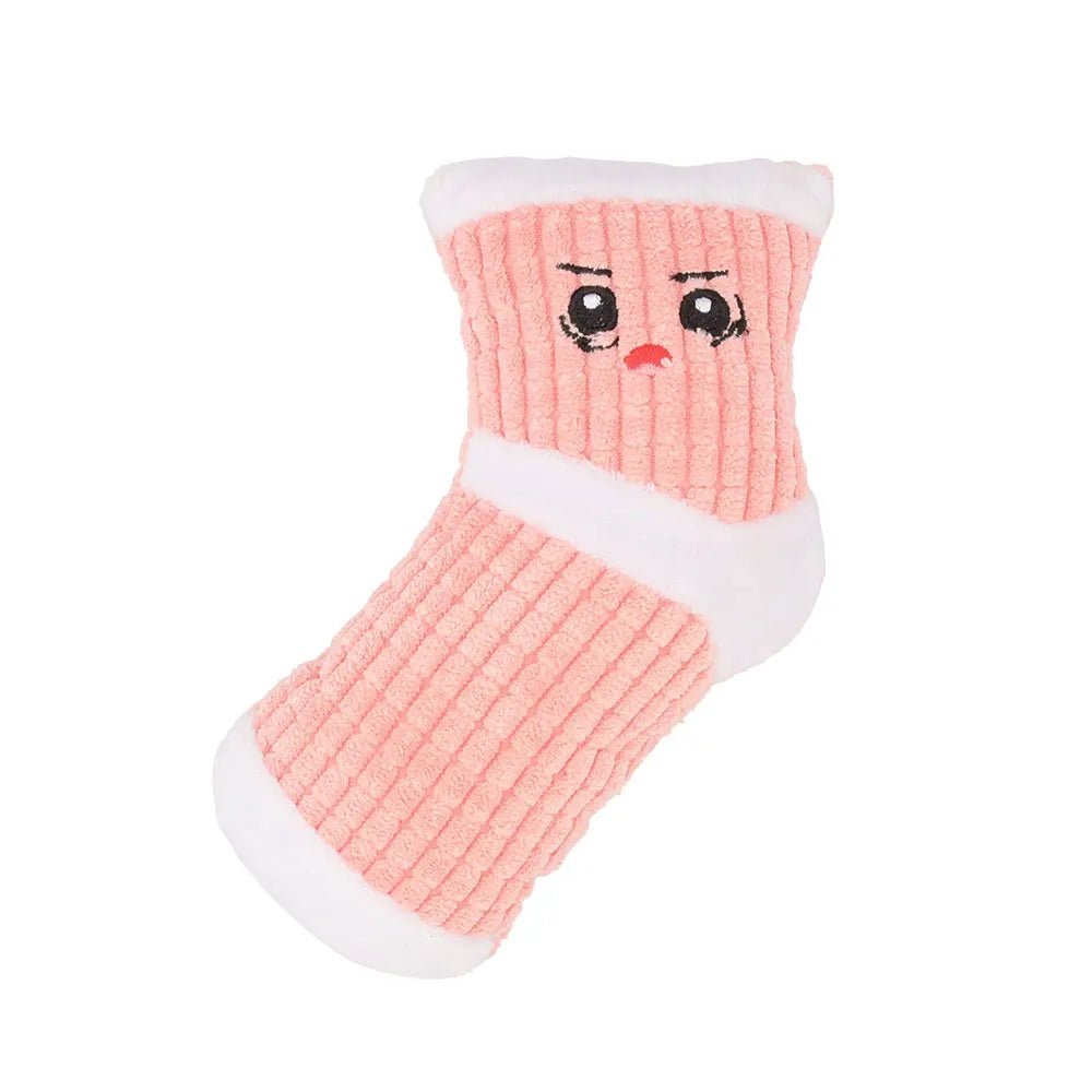 Jouet chiot chihuahua rose et blanc 