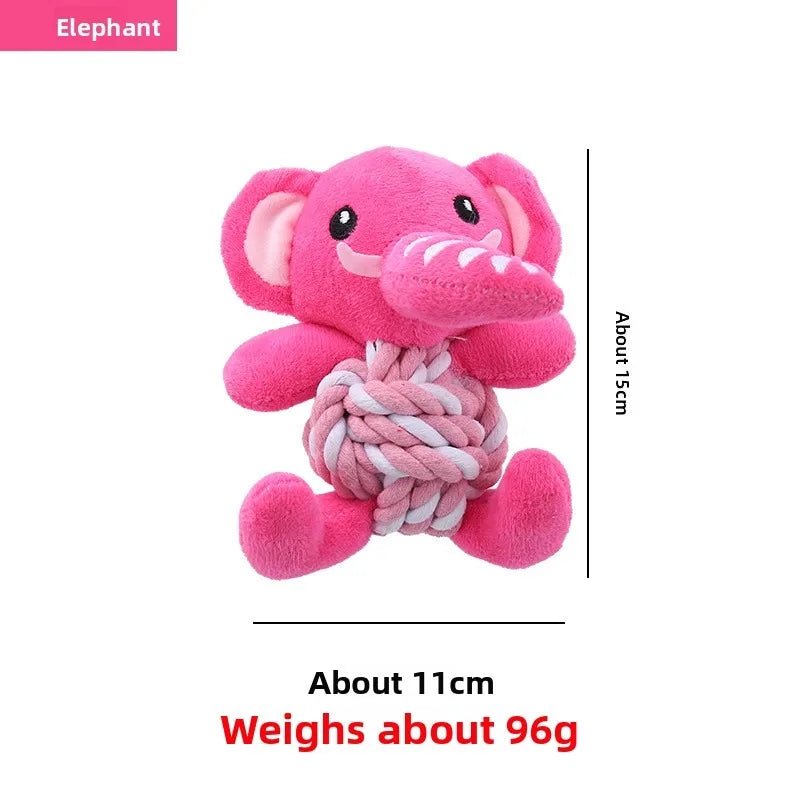Jouet mastication chiot rose