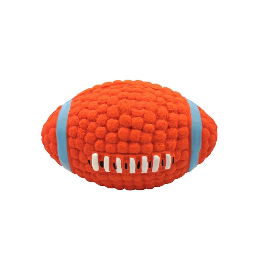 Jouet pouet pouet pour chien rugby