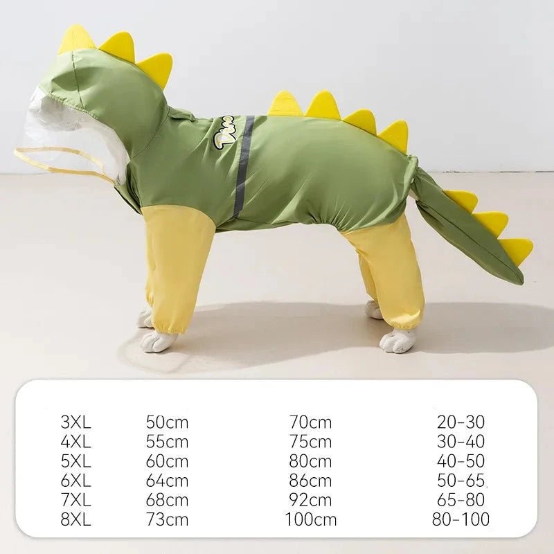 Kway dinosaure chien dimensions 