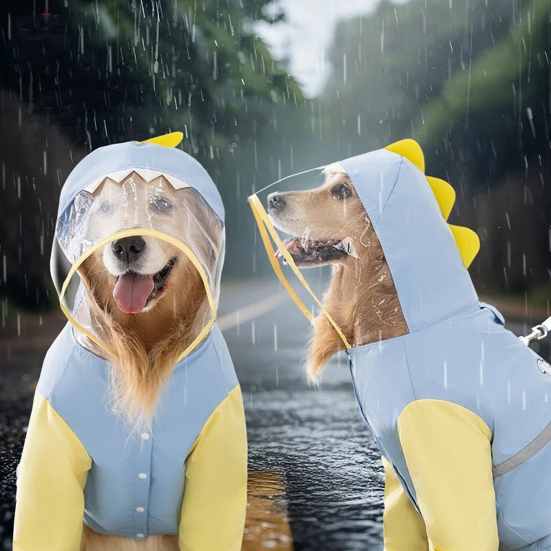 Kway dinosaure chien de vues différentes 