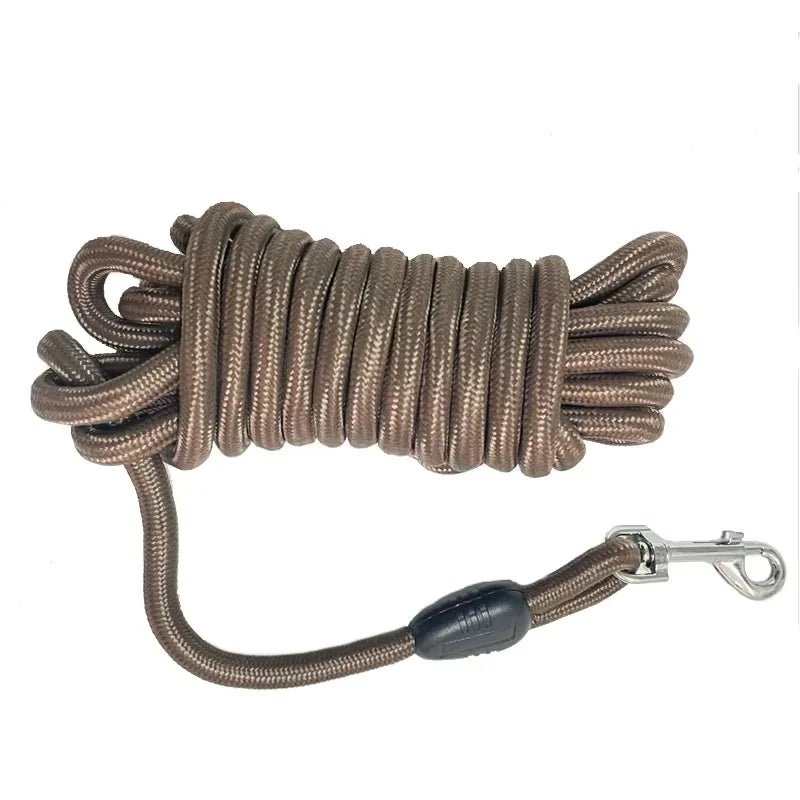 Laisse chien corde 10m brun