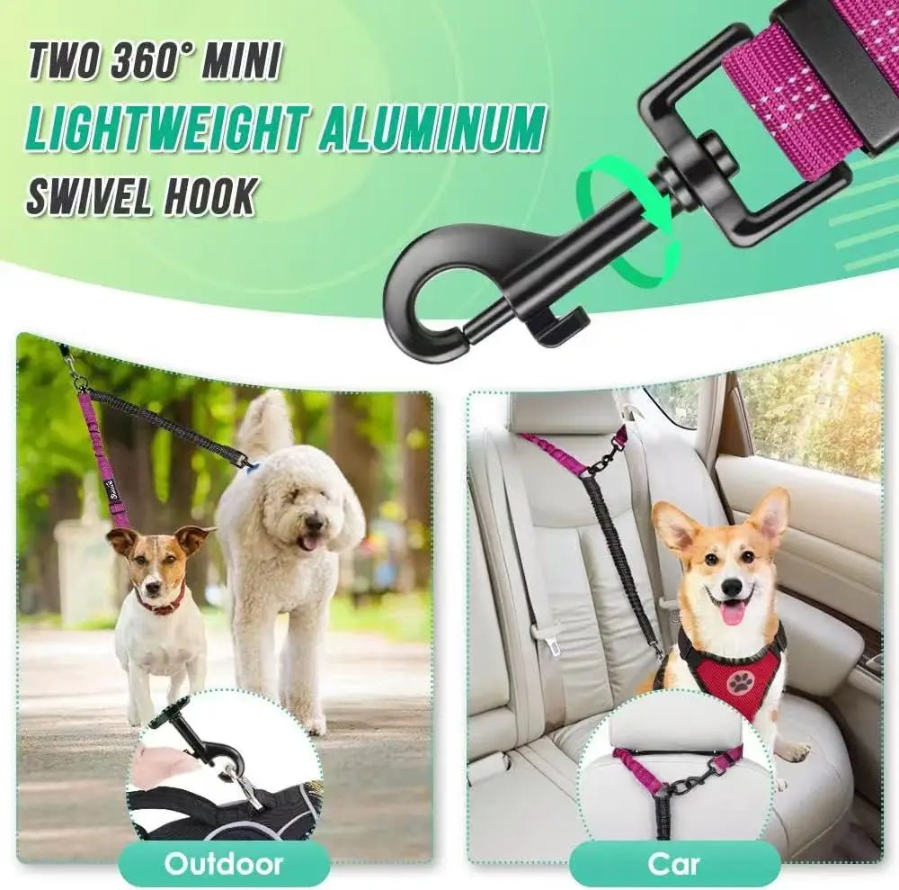 Laisse double pour chien qui tire fonctionnement du produit 