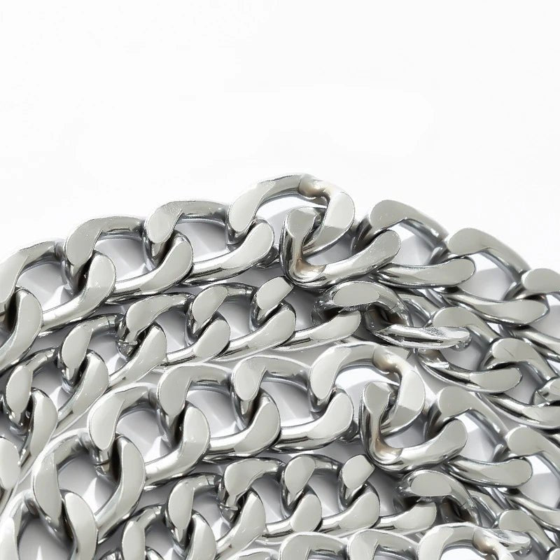 Laisse en metal pour chien details