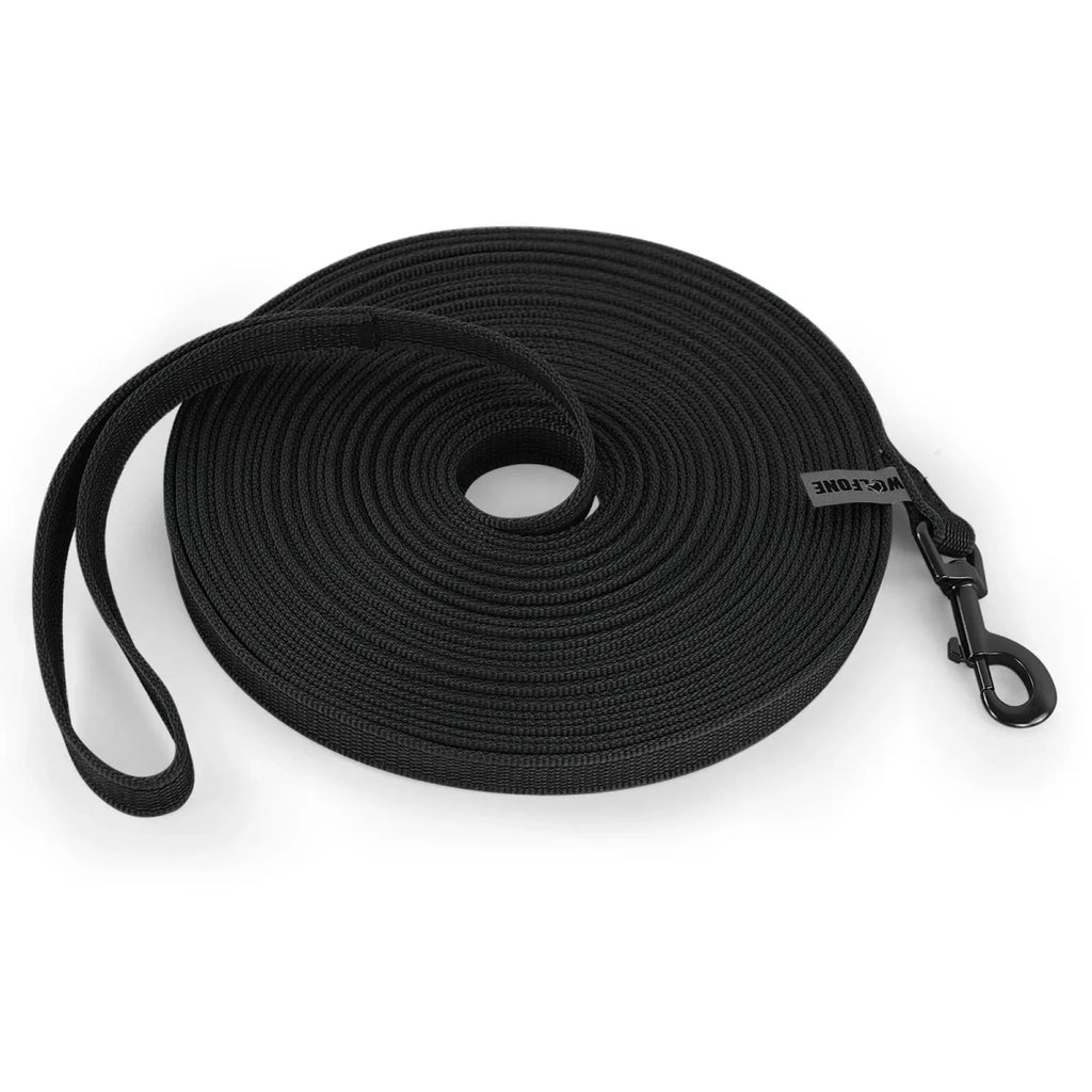 laisse pour chiot noir en nylon résistant de couleur noir. Image produit Boutiquechien