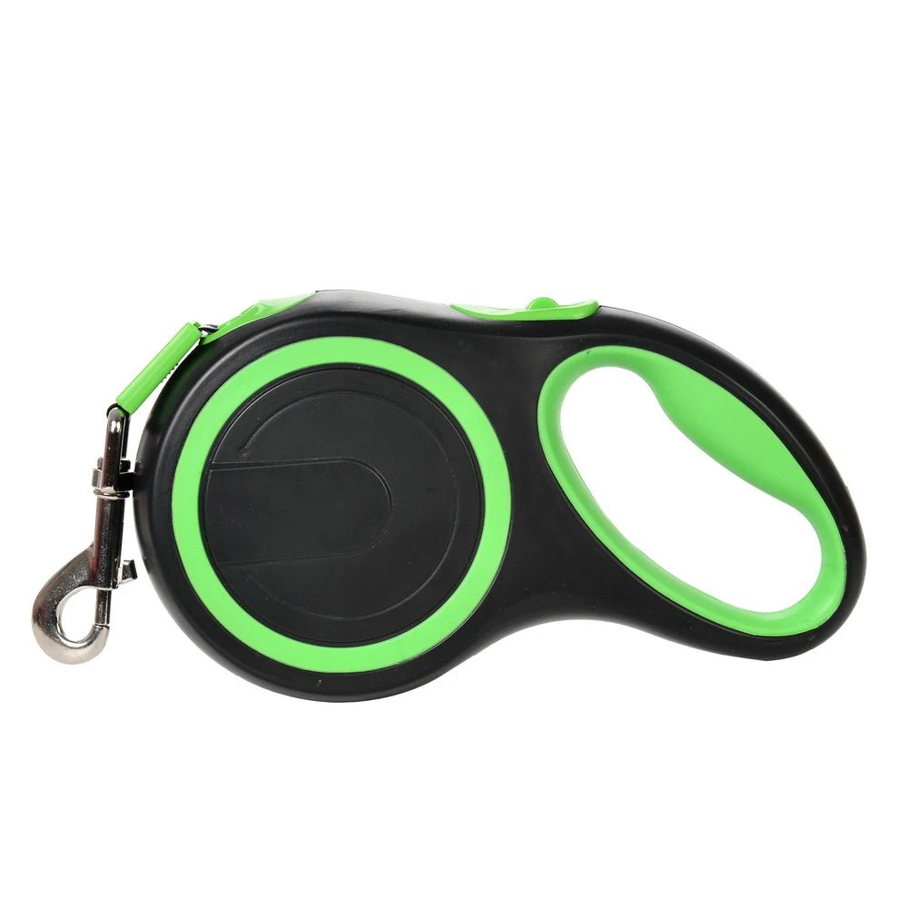 Laisse enrouleur gros chien 80 kg vert