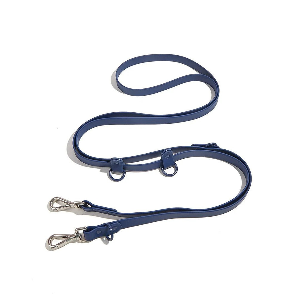 Laisse lasso biothane bleu foncé