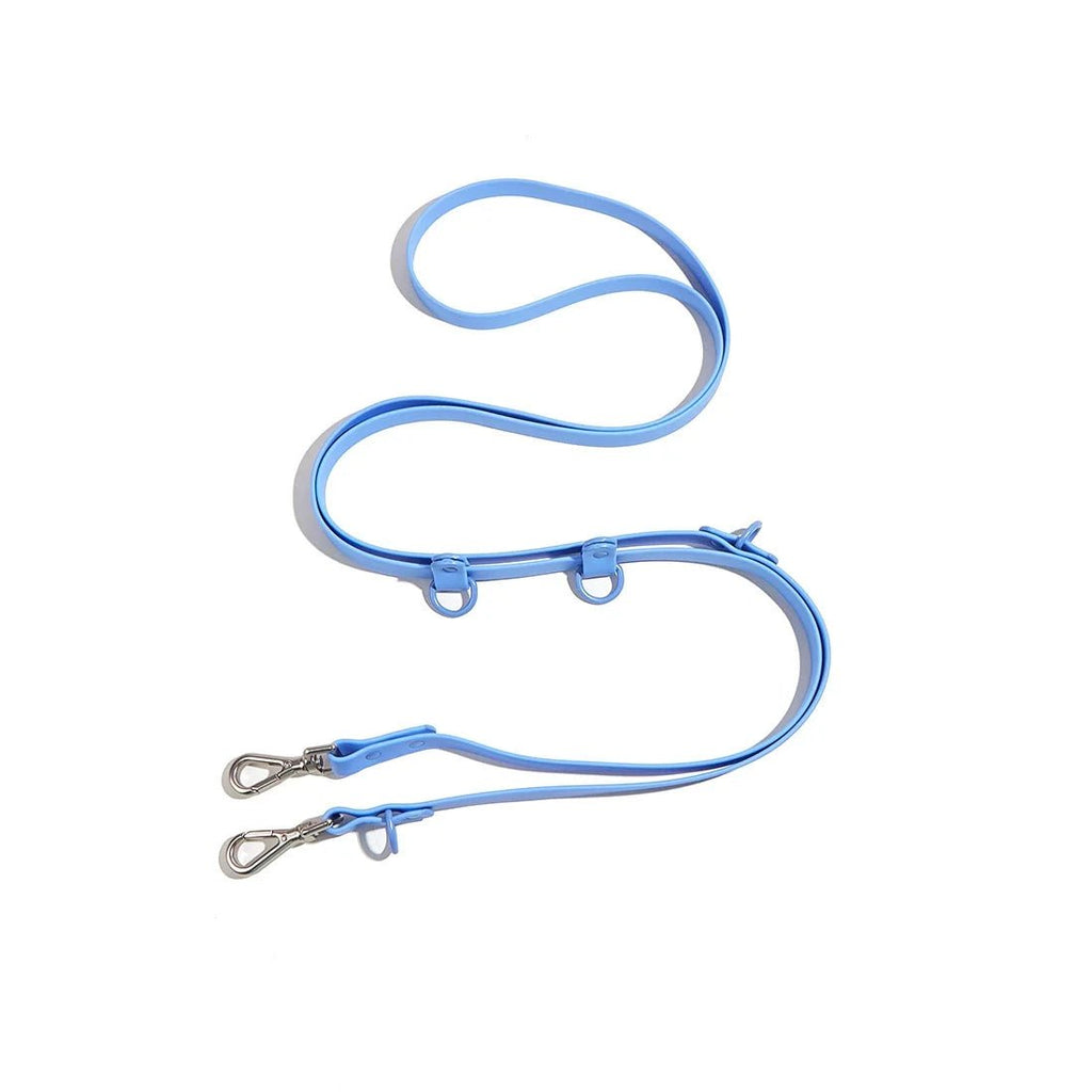 Laisse lasso biothane bleu