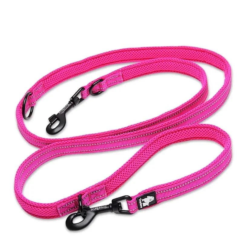 Laisse lasso dressage rose