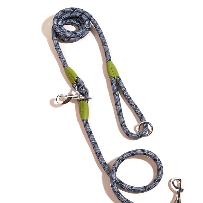 Laisse lasso nylon gris 