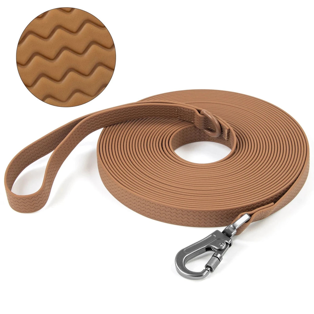 Laisse pour chien 10m brun
