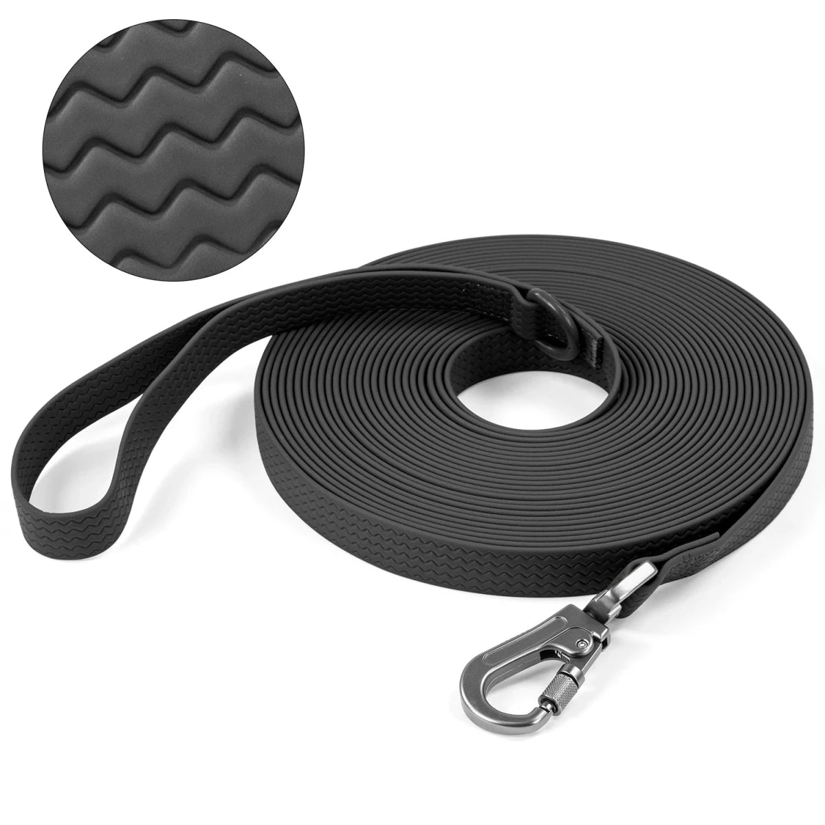 Laisse pour chien 10m noir