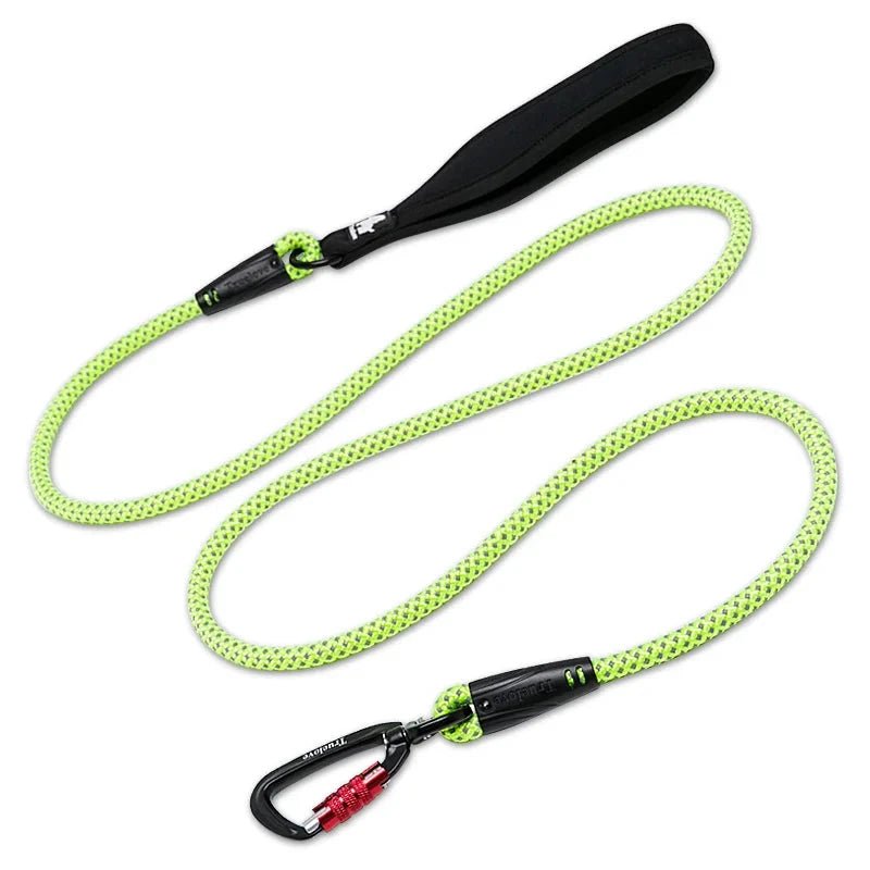 Laisse pour chien de chasse jaune