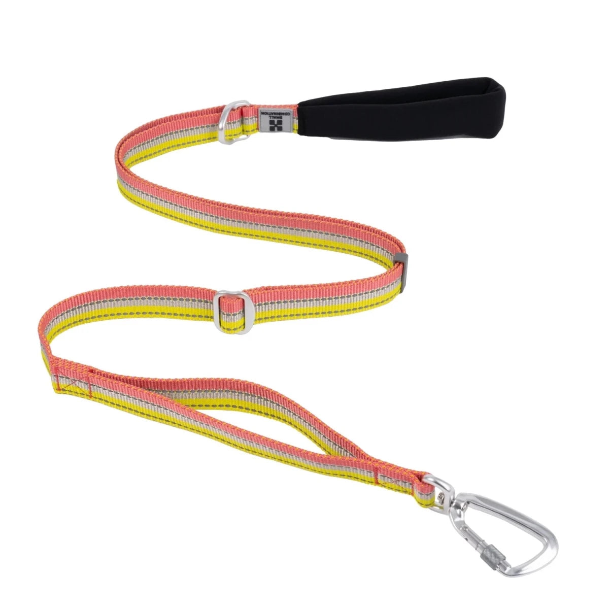 Laisse pour chien fluo tricolore