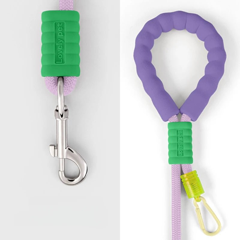 Laisse pour chien malinois violet 
