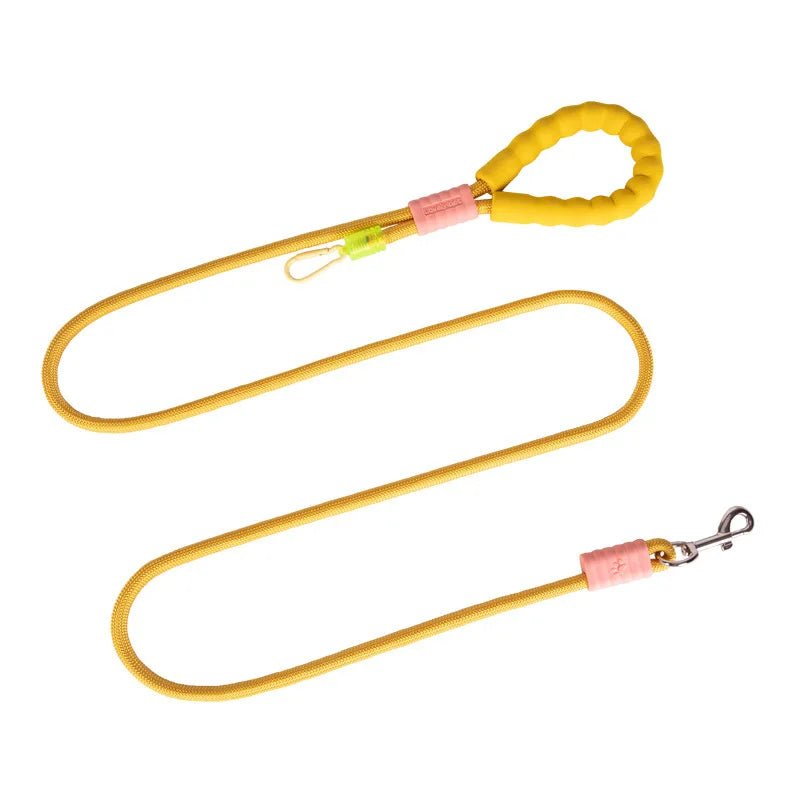 Laisse pour chien malinois jaune