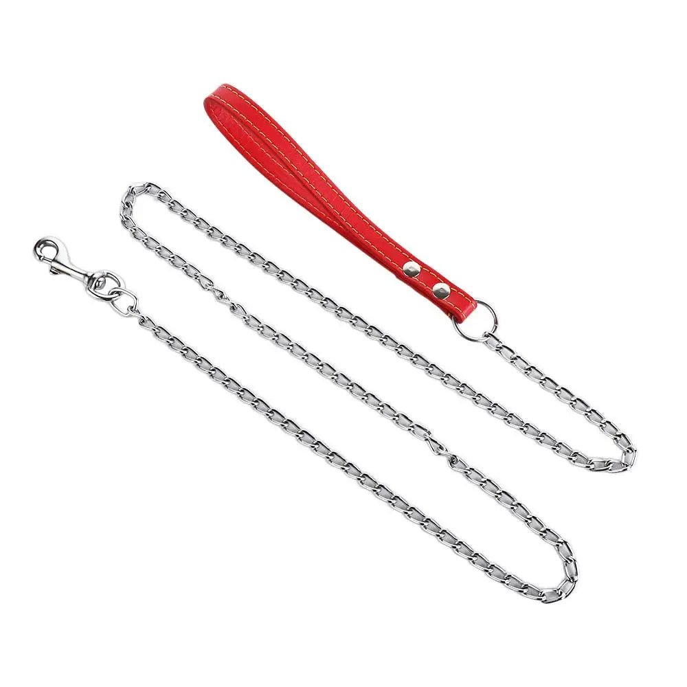 Laisse pour chien pas cher rouge