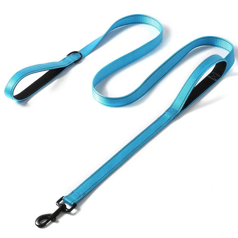 Laisse pour chien puissant bleu claire