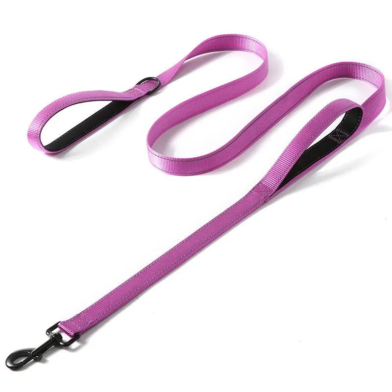 Laisse pour chien puissant rose