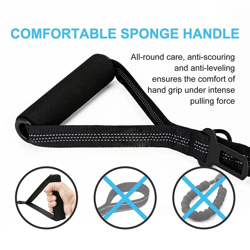 Laisse pour chien retractable  avec une poignée 