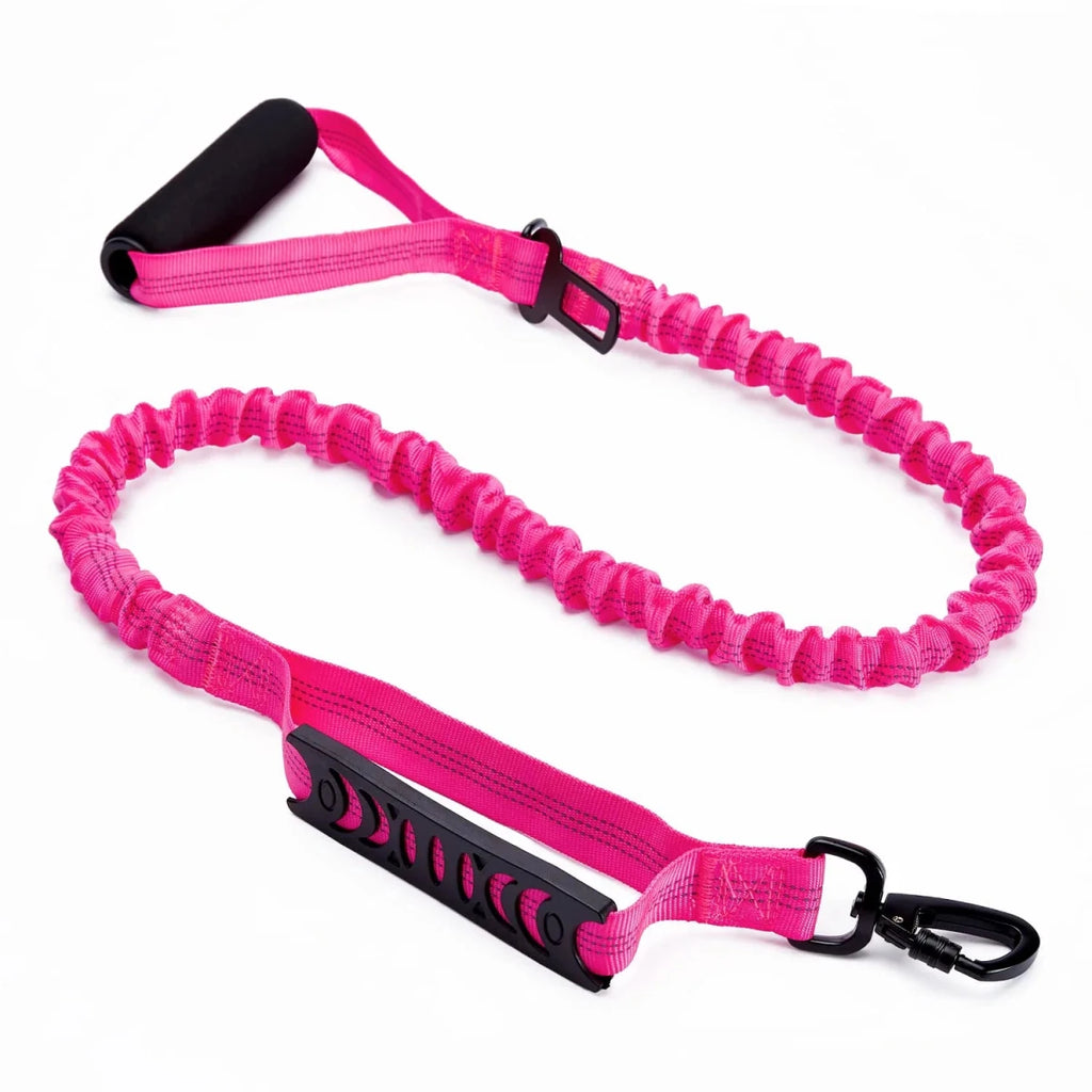 Laisse pour chien retractable  rose
