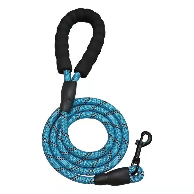Laisse pour gros chien qui tire fort bleu