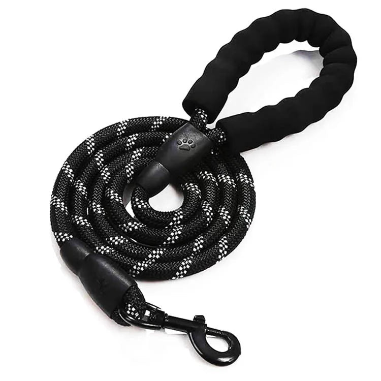 Laisse pour gros chien qui tire fort noir